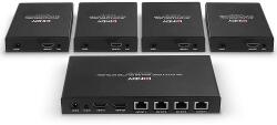 Lindy 70m 4 Port Cat. 6 HDMI 4K60 Splitter Extender (38262)