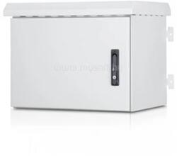 Formrack 12U 600x600 IP66 kültéri rack szekrény 100 mm lábazattal , dupla rétegű (OUT-12U600ZW) (OUT-12U600ZW)