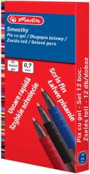 Herlitz Pen 12 db-os készlet, Smoothy géllel, ólom 0, 7 mm, fekete (9476490)