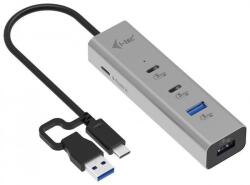 i-tec Universal Charging Metal HUB 2x USB-C + 2x USB-A Port, PD 85 W (CAHUBMETAL2A2CPD)