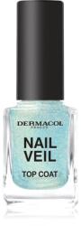 Dermacol Nail Veil fedő körömlakk csillogó árnyalat Sparkling Ocean 11 ml