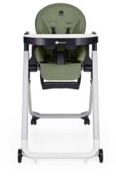 Petite&Mars Scaun de Masa Bebelusi Petite&Mars Tasty Mature Olive Multifunctional Reglabil pe Inaltime in 7 Pozitii Spatar Reglabil pana la 175 Grade cu Roti Aluminiu Maxim 15 KG Verde (361841)