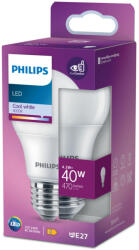 Philips E27 LED, 4.2 W, 470 lm, 4000 K, opál - 40 W izzó helyett (929003817403)