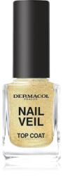 Dermacol Nail Veil fedő körömlakk csillogó árnyalat Sparkling Beach 11 ml