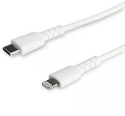 StarTech USB-C - Lightning adat- és töltőkábel 1m fehér (RUSBCLTMM1MW)