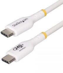 StarTech USB Type-C - USB Type-C adat- és töltőkábel 2m fehér (USB2EPR2MW)