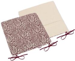BellaTEX Paula sima - 38 × 38 cm - bordó kasmír (4717)