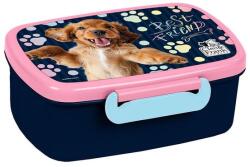 DERFORM Cleo és Frank kutyás műanyag uzsonnás doboz - Best Friends (SACF44) (SACF44)