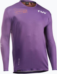 Northwave Férfi Northwave Edge 2 kerékpáros hosszú ujjú sötét lila/narancs