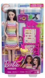 Barbie Set de joaca Barbie You can be - Barbie Profesoare, bruneta Papusa