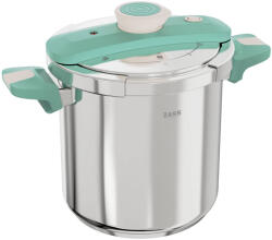 Zass Gourmet Oala sub Presiune Zass Gourmet ZG-SSPC 02 din Otel Inoxidabil Capacitate 8L 1Bar Argintiu (ZG-SSPC 02)