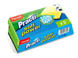 Paclan Practi Soft Power szivacs 3db (GA4758)