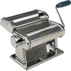 FACKELMANN Masina de paste Fackelmann #easyprepare pentru paste delicioase - accesorii pentru foi de lasagna, tagliatelle si spaghete - inclusiv suport de masa si baza antiderapanta, alb/albastru-gri (27916)