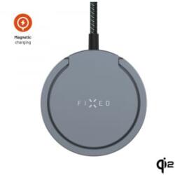 FIXED MagPad Pro vezeték nélküli töltő Qi2, MagSafe támogatással szürke (FIXMPA