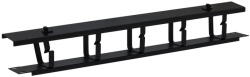 Spacer PANOU gestionare cabluri SPACER, tip masca orizontala cu capac, 5 console metalice, 19 inch, 1U, negru, "SPCM-1UC-BK (SPCM-1UC-BK) - vexio
