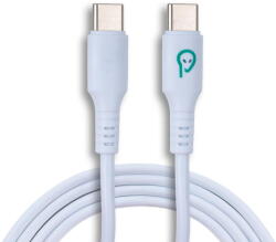 Spacer CABLU alimentare si date SPACER, pt. smartphone, USB Type-C (T) la USB Type-C(T), PVC, ambalaj punga, 1m, alb "SPDC-TYPEC-TYPEC-PVC-W-1.0" (timbru verde 0.08 lei) (SPDC-TYPEC-TYPEC-PVC-W-1.0) - vexio