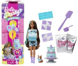 Barbie Papusa Barbie Party Unboxed Reveal, bruneta Papusa