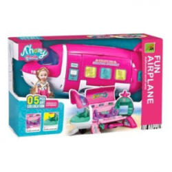 Man Yuk Toys Repülőgép játékszett babával - 11 db-os (9045-11)