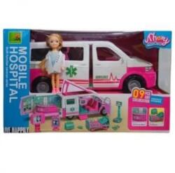 Man Yuk Toys Lakóautó szett babával, 12 db-os (9045-4) (9045-4)