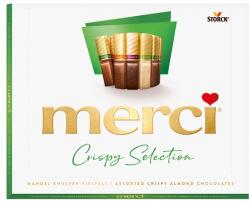 merci Crispy Selection 4 mandulás csokoládékülönlegesség 250 g