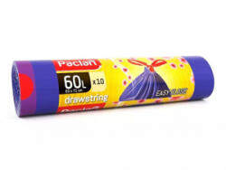 Paclan zárszalagos illatos szemeteszsák 60 liter, 10db/tekercs (GA4771)