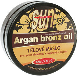 Vivaco SUN Argan Bronz Oil napozó testvaj bio argánolajjal UV szűrők nélkül 200 ml