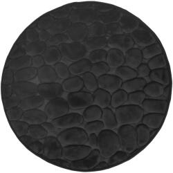Duschy Bellarina covor de baie 60x60 cm rotund negru 767-20 (76720) Covor baie