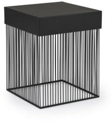 Bizzotto Yasline Dohányzóasztal - Fekete - 40x40 cm (0747369)