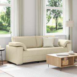 vidaXL Kanapé Krém Fém 3 üléses Masszív Modern Stílusos Kanapé (4105244)