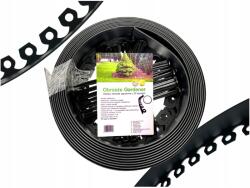 Gardener Gyepszegély szett 10 méteres tekercsben Horgonyok Border fekete h 40 mm (5904730149099)