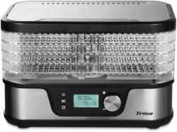Trisa Healthy Snack Gyümölcs- és zöldségszárító, Fekete-Ezüst