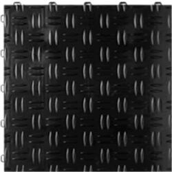 SwissDeck Műhelypadló - SwissDeck DiamondDeck 33, 3 x 33, 3 cm - Jet Black (DD-JB)