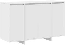 vidaXL Служебен шкаф Бяло 120 x 41 x 75 см Инженерна дървесина (3333896)