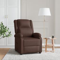 vidaXL barna műbőr dönthető fotel (340171)