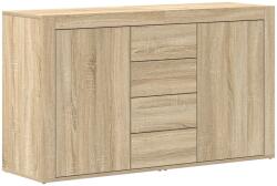 vidaXL Служебен шкаф Сонома дъб 120 x 36 x 69 см Инженерна дървесина (3333858)
