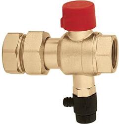 Viessmann Takarósapkás szelep R 3/4" N 25 - N 50 Szelep a tágulási tartályok ellenőrzéséhez, karbantartásához és cseréjéhez (9572213)