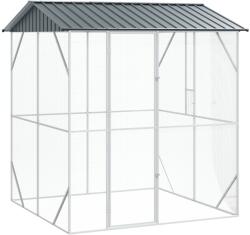 vidaXL Клетка за птици Антрацит 215 x 208 x 247 см (3325152)