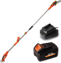  Profi Tools Akkumulátoros teleszkópos láncfűrész M0L-KT01-18 + Akkumulátor 20V 4Ah + Akkumulátor gyorstöltő
