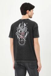 Medicine tricou din bumbac barbati, culoarea gri, cu imprimeu ZPYA-TSM406_GRX (RS25.TSM406)