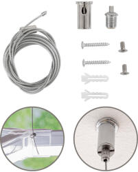 Leziter Sky Light fűggesztő drót-sodrony 1 m (LSLFH1M) - geminiduo