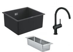 GROHE Készlet konyhai csaptelep Grohe Minta 32917KS0, gránit mosogató Grohe K700 31653AP0, 40852SD0