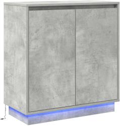 vidaXL LED конзолна маса Бетонно сиво 71 x 34, 5 x 75 см (869645)