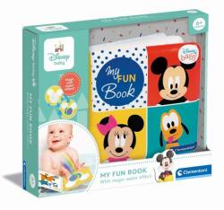 Clementoni - Carticica Disney pentru baita care ajuta la dezvoltarea simturilor (CL17720)