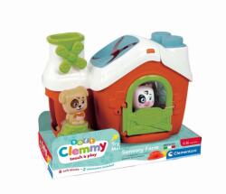 Clementoni - Jucarie educationala Soft Clemmy ferma senzoriala pentru dezvoltarea senzoriala si motorie a copiilor (CL17993)