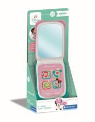 Clementoni - Telefon flip Minnie Mouse care dezvolta abilitatile motorii fine si simtul tactil (CL17515)