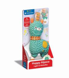 Clementoni - Zornaitoare interactiva alpaca cu lumini si sunete ce contribuie la dezvoltarea multisenzoriala (CL17505) - ookee