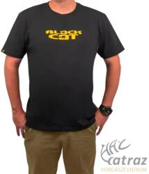 Black Cat Logo Black T-Shirt 2XL - Black Cat Fekete Póló (BO500021)
