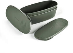 Light My Fire Lunchbox SnapBox oval 2pcs, verde