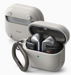 Samsung Galaxy Buds 3 / Buds 3 Pro tartó - RINGKE ONYX MAGNETIC MAGSAFE szürke tok, karabinerrel - graffistore