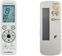 General DAIKIN FHQ35CBVEB, FXHQ32AVEB, FHQ50CBVEB, FXHQ63AVEB, FXHQ100AVEB - luxus háttérvilágítású távirányító
